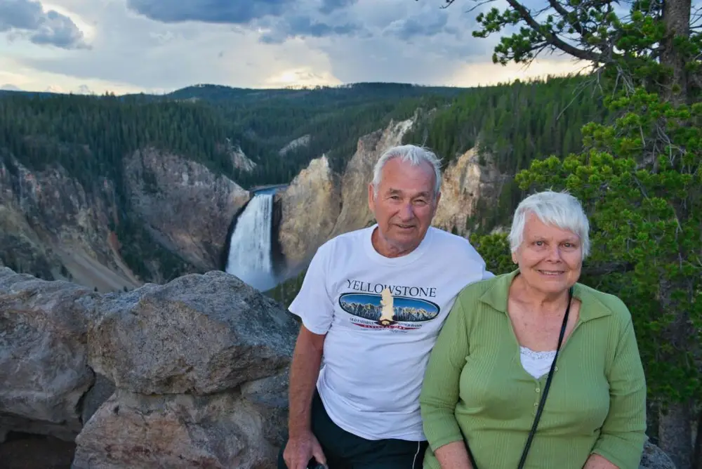 Senior travel to Yellowstone Park
