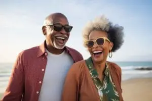 Senior couple living abroad