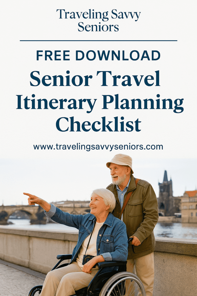 Senior Travel Itinerary Planning Checklist